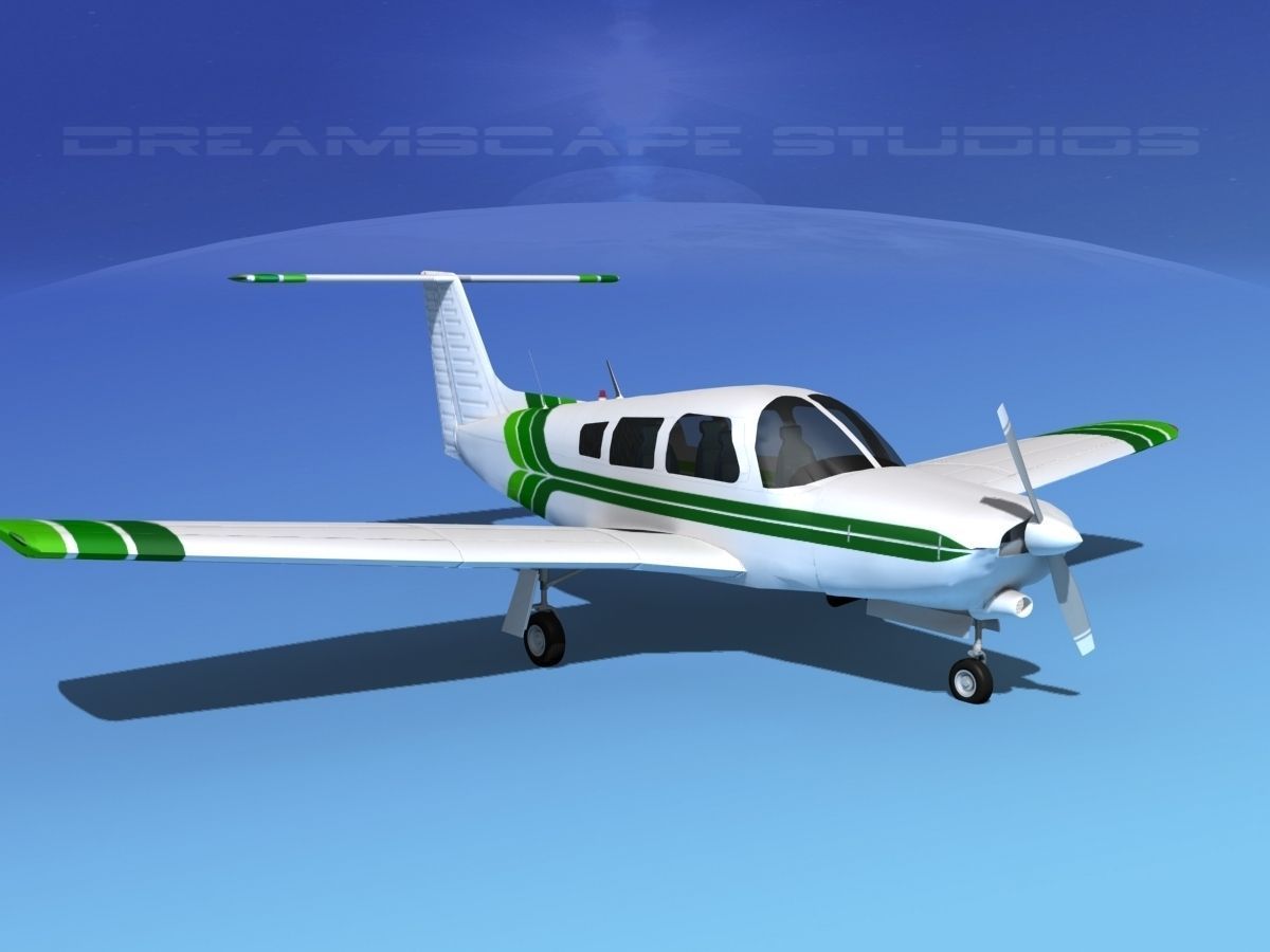Piper Turbo Arrow III 3D model_2
