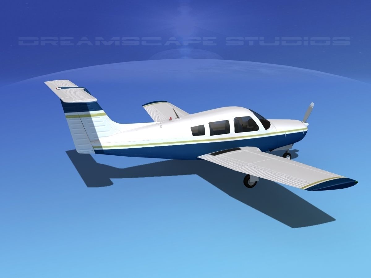 Piper Turbo Arrow III 3D model_4