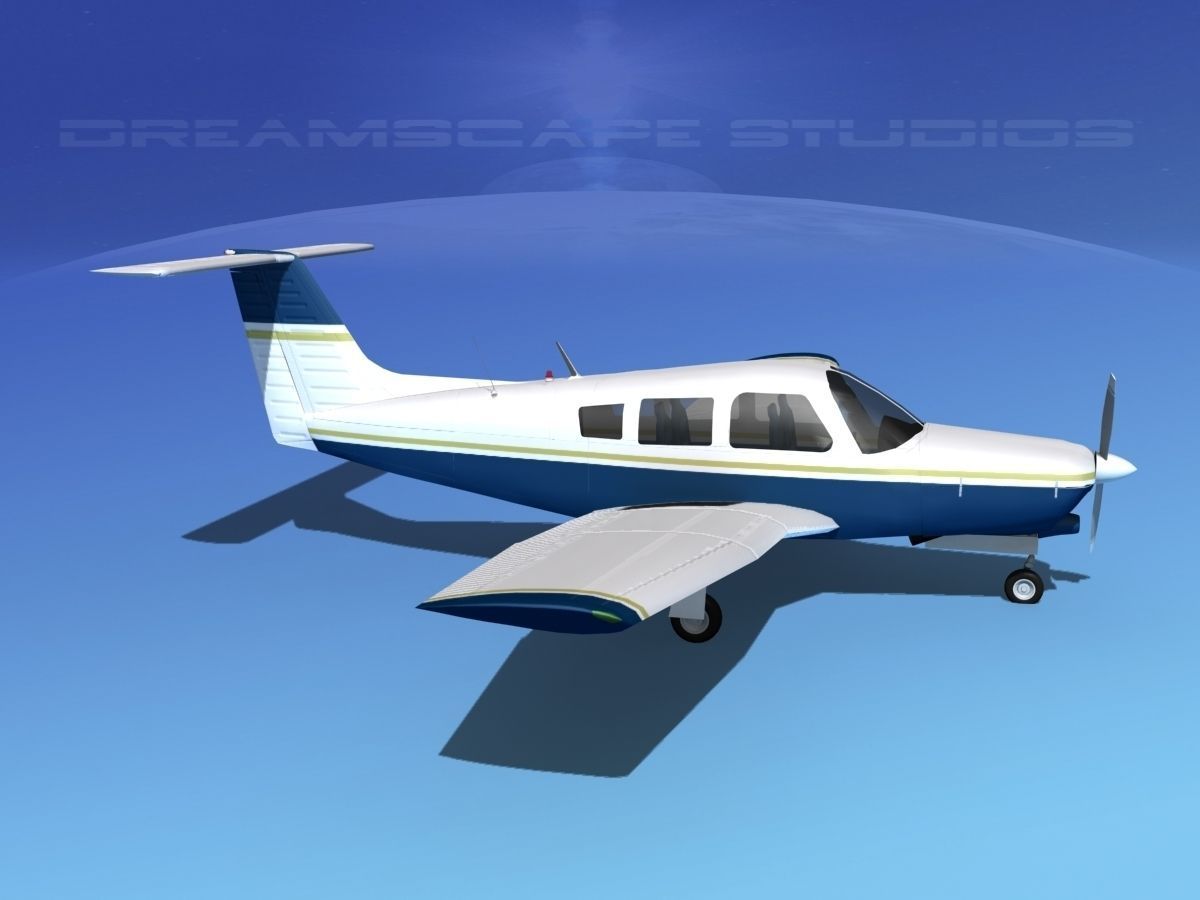 Piper Turbo Arrow III 3D model_3