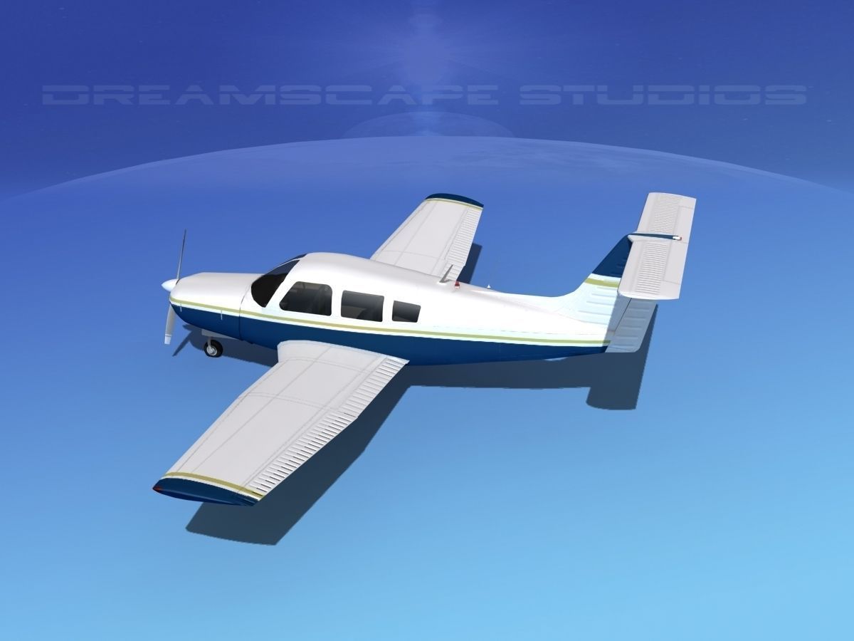 Piper Turbo Arrow III 3D model_8