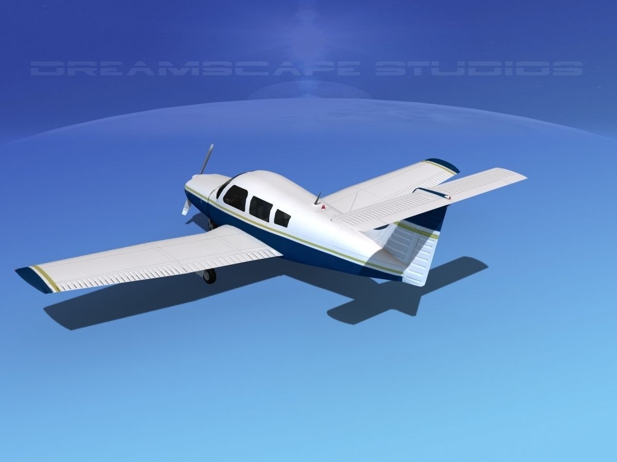 Piper Turbo Arrow III 3D model_7