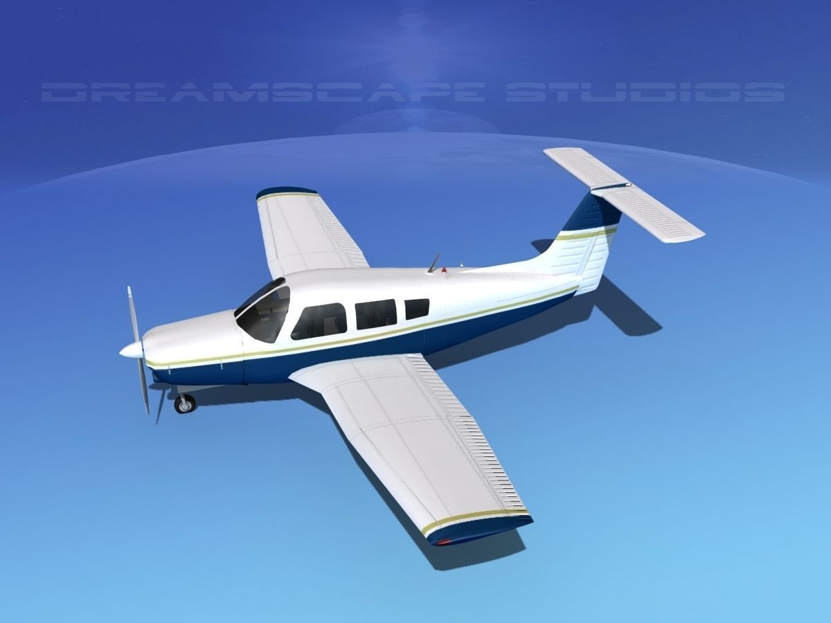 Piper Turbo Arrow III 3D model_9