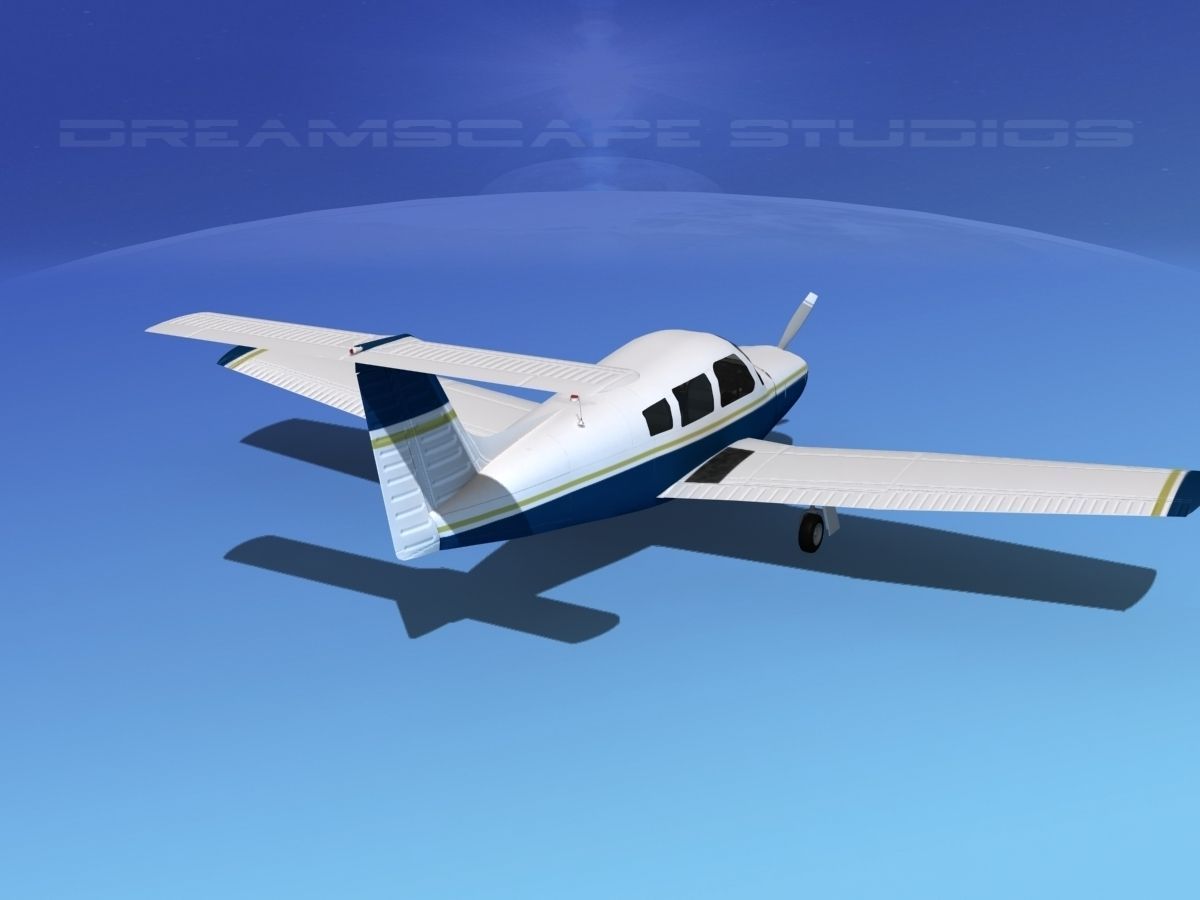 Piper Turbo Arrow III 3D model_5