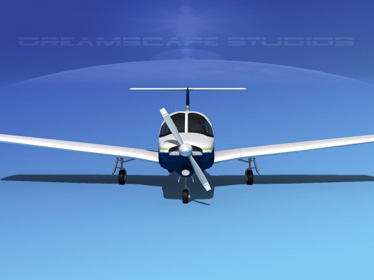 Piper Turbo Arrow III 3D model_1