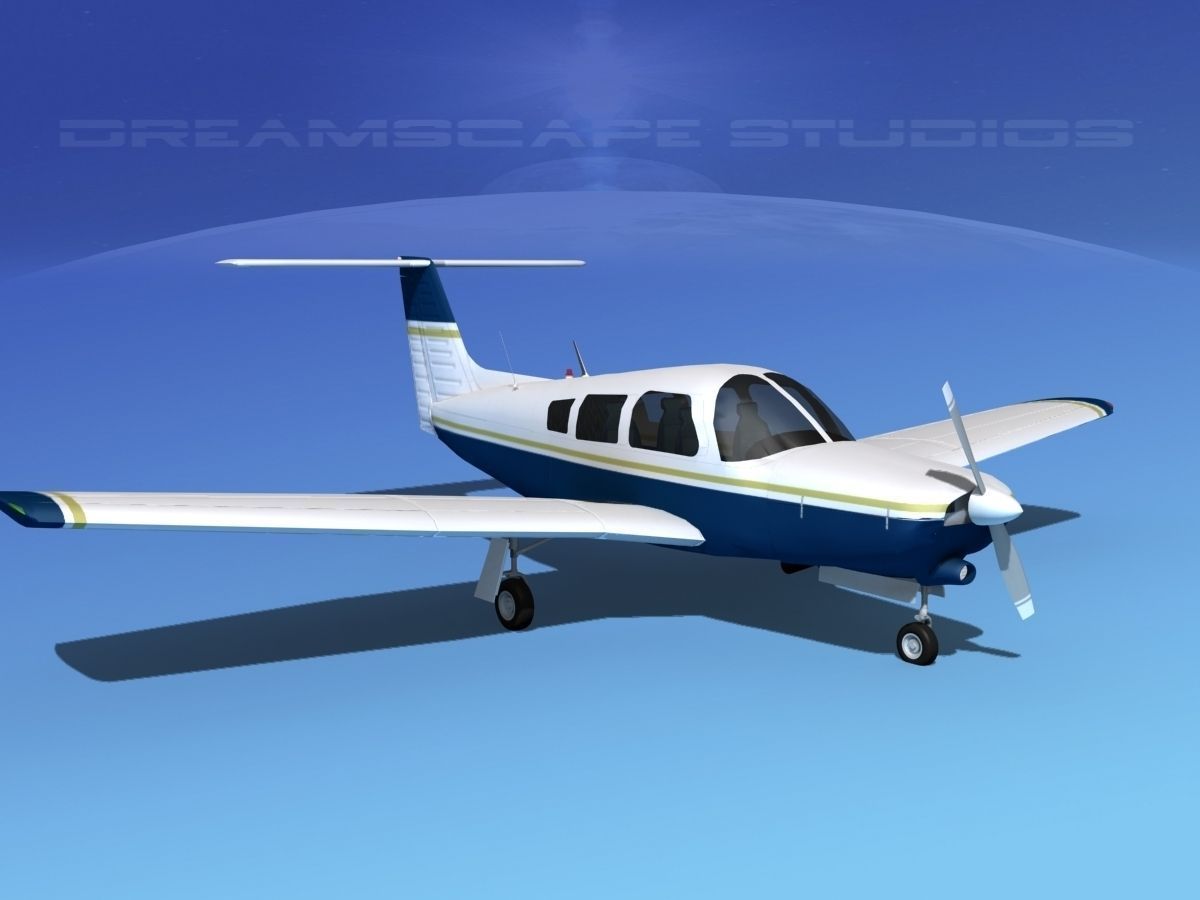 Piper Turbo Arrow III 3D model_2