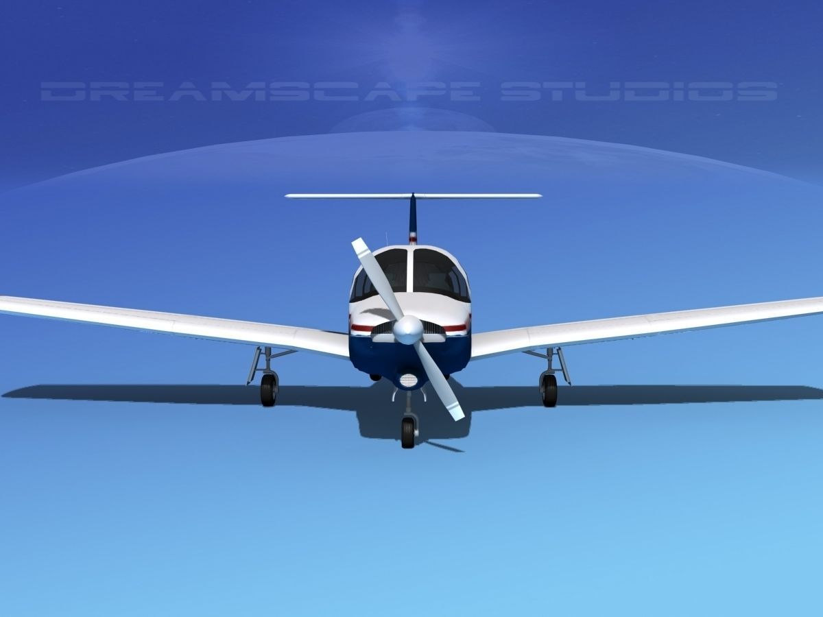 Piper Turbo Arrow III 3D model_1