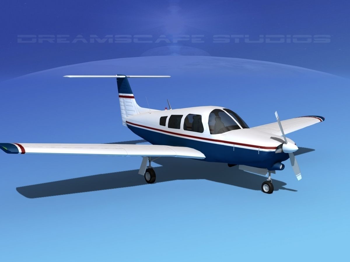 Piper Turbo Arrow III 3D model_2