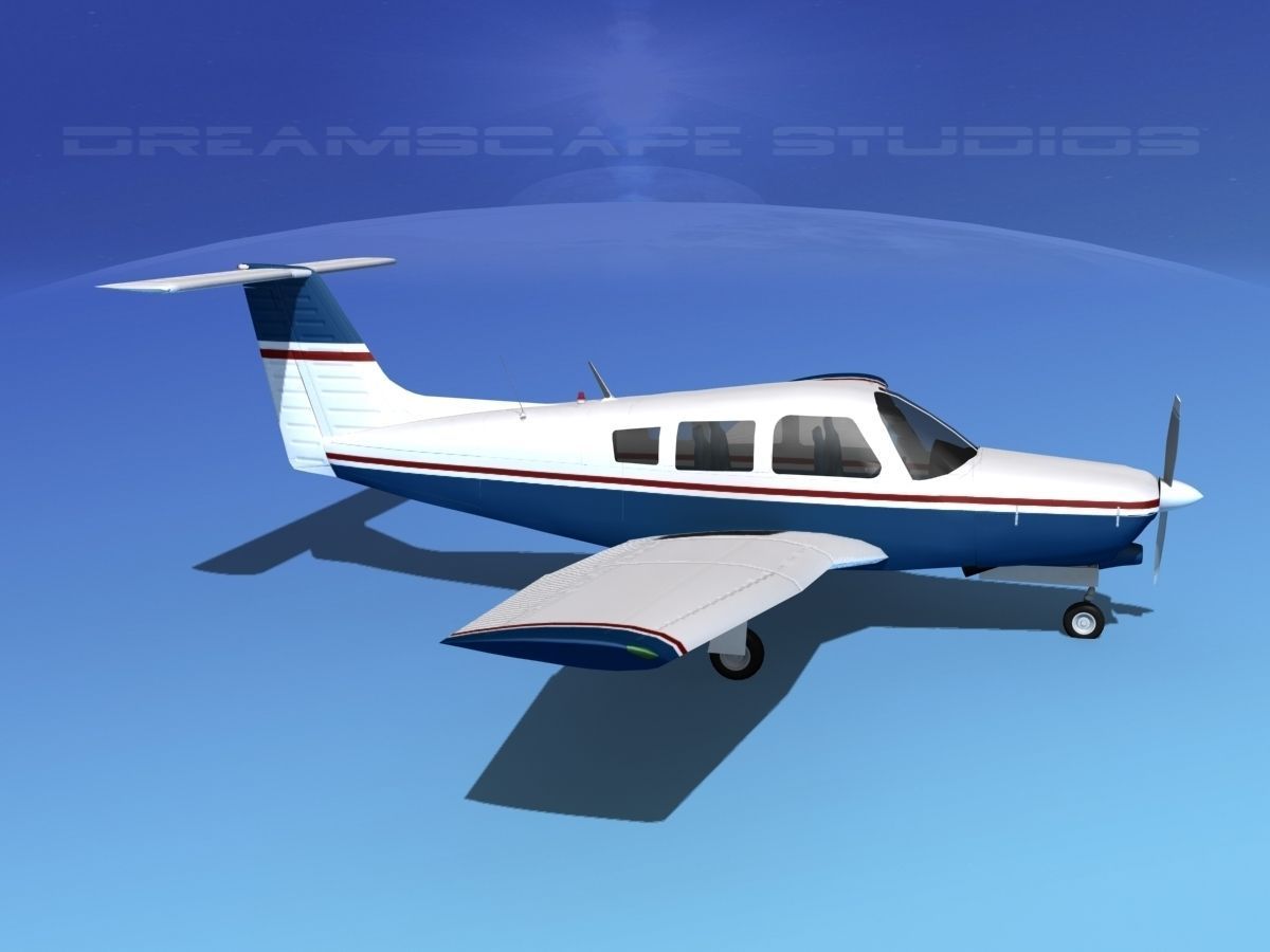 Piper Turbo Arrow III 3D model_3