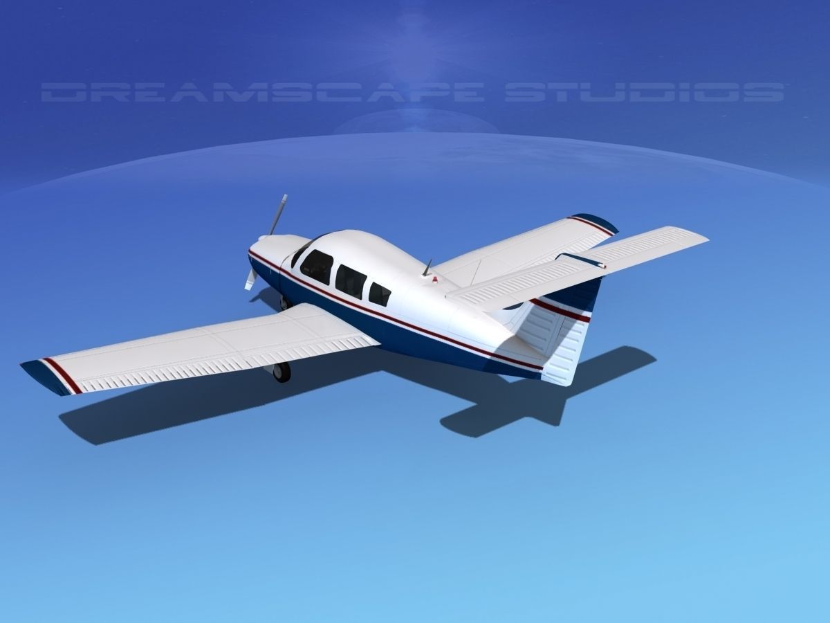 Piper Turbo Arrow III 3D model_7