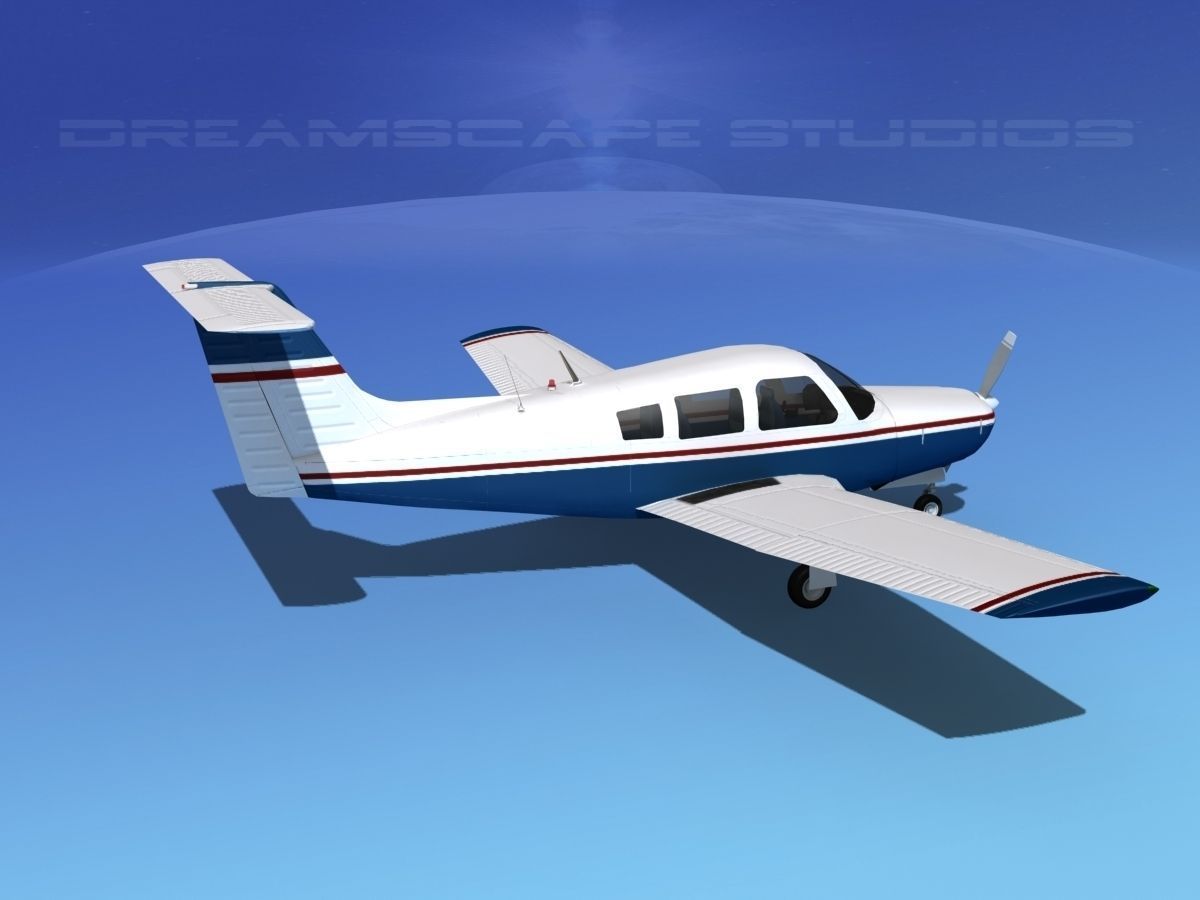 Piper Turbo Arrow III 3D model_4