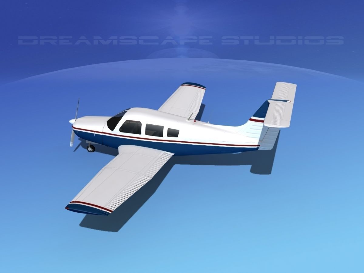 Piper Turbo Arrow III 3D model_9