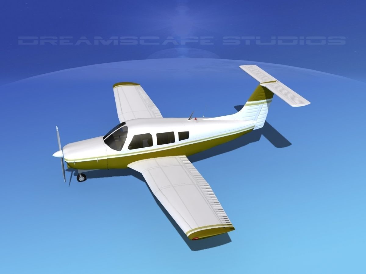 Piper Turbo Arrow III 3D model_9