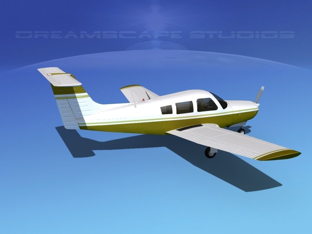 Piper Turbo Arrow III 3D model_4