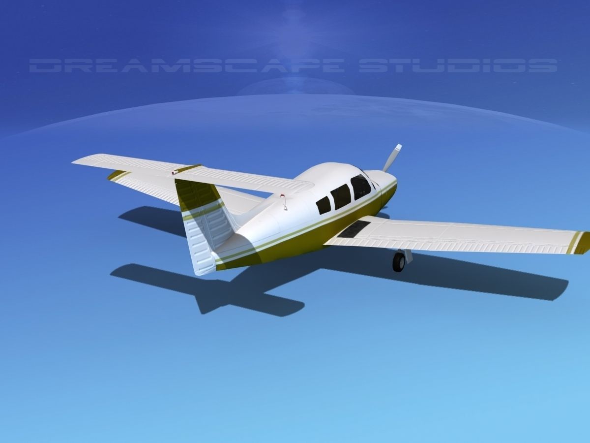 Piper Turbo Arrow III 3D model_5