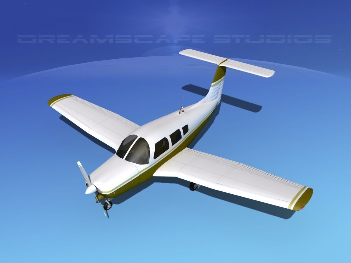 Piper Turbo Arrow III 3D model_10