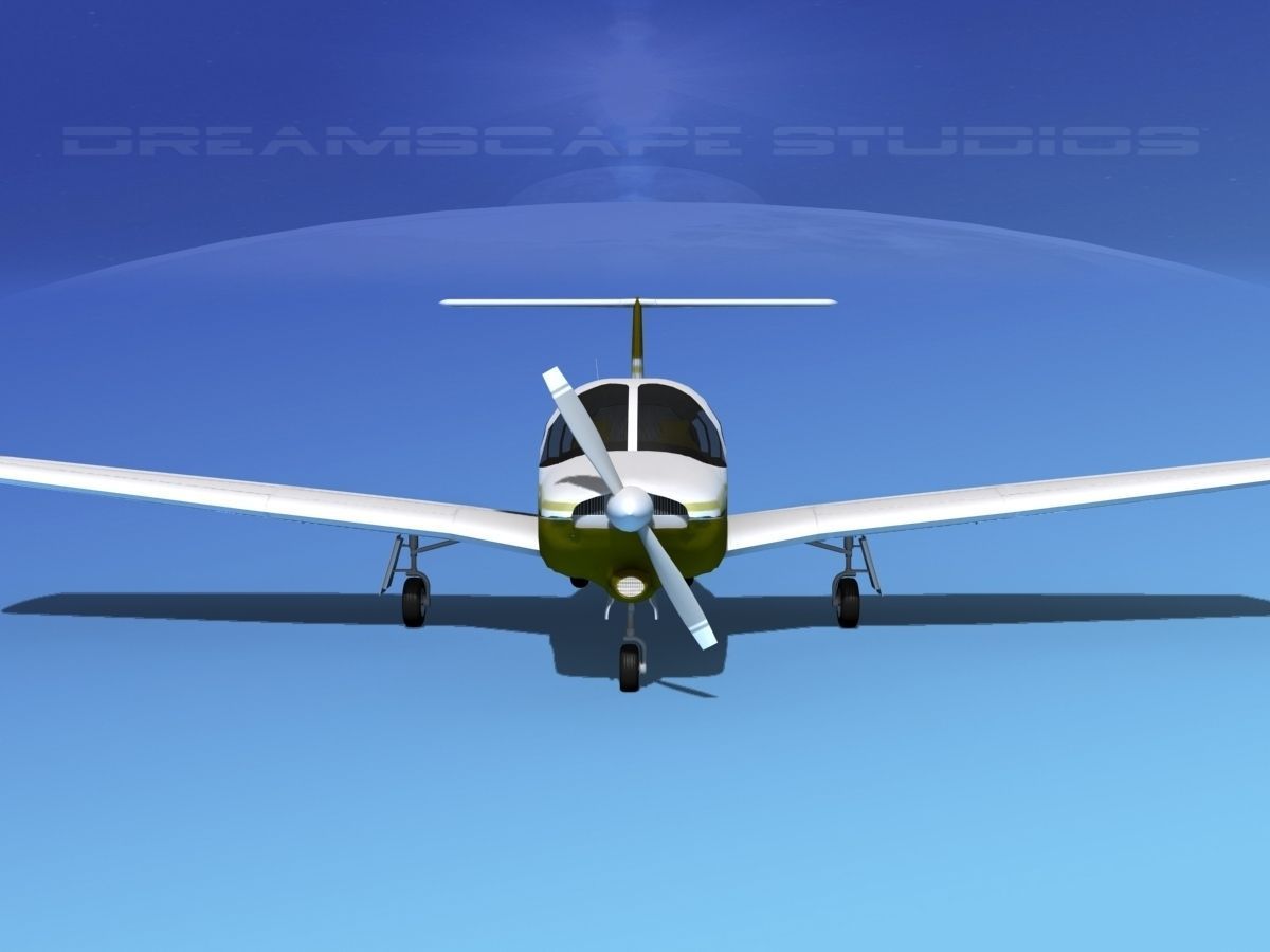 Piper Turbo Arrow III 3D model_1