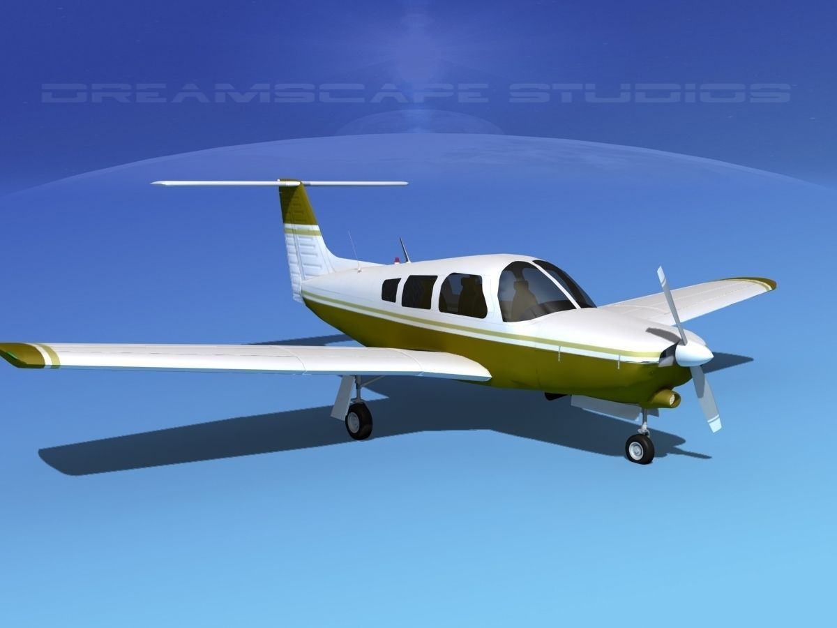 Piper Turbo Arrow III V19 3D Model rigged .max .obj .3ds ...