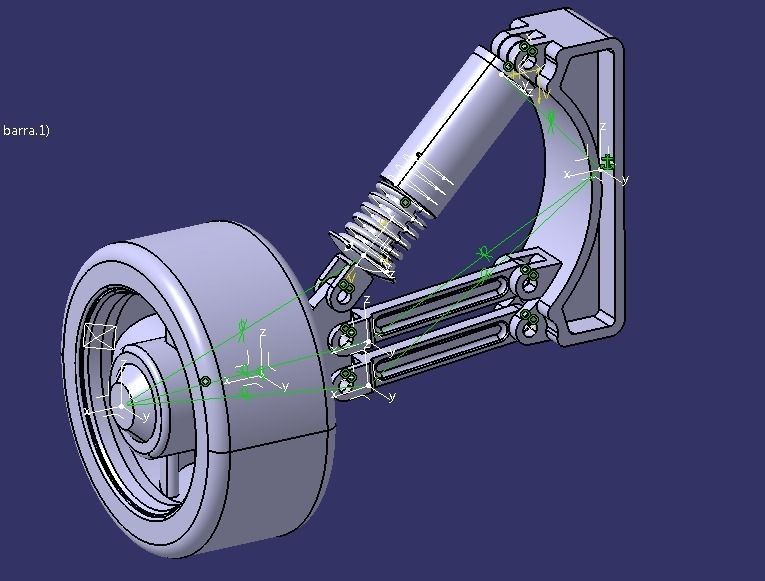 Car Model Suspension Free 3D model_0