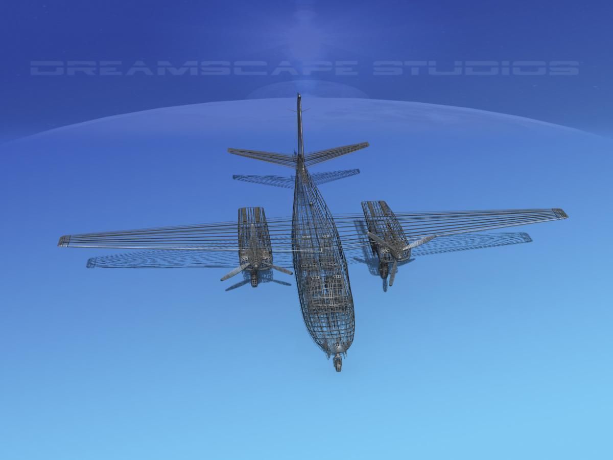 Aero Commander 500 V07 3D model_13