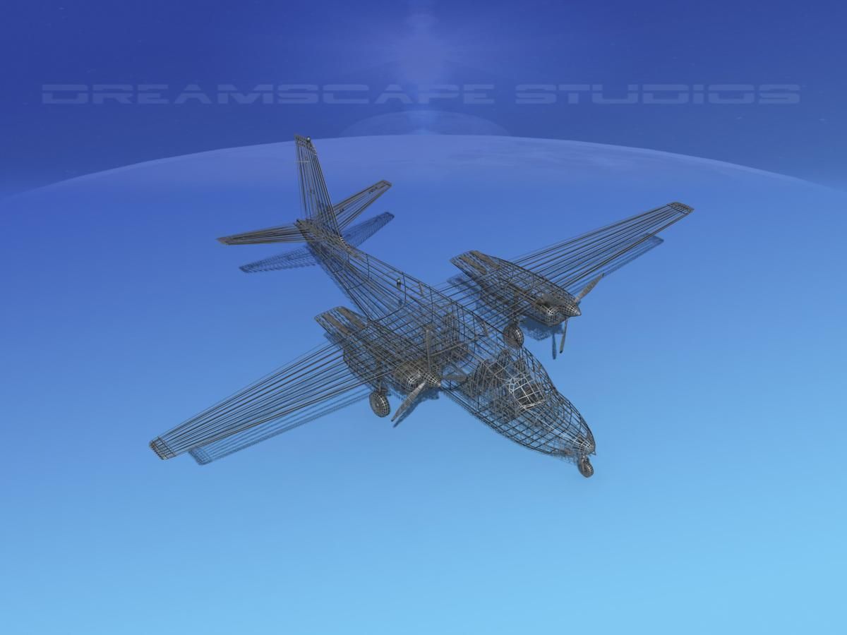 Aero Commander 500 V07 3D model_15