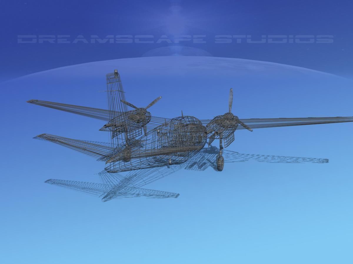 Aero Commander 500 V07 3D model_14