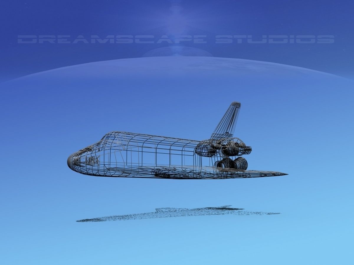 STS Shuttle Atlantis Basic LP 1-1 3D model_11