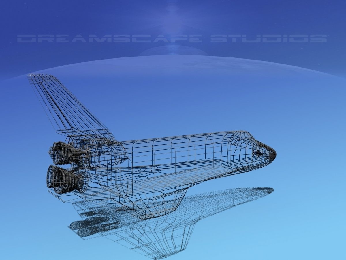 STS Shuttle Atlantis Basic LP 1-1 3D model_13