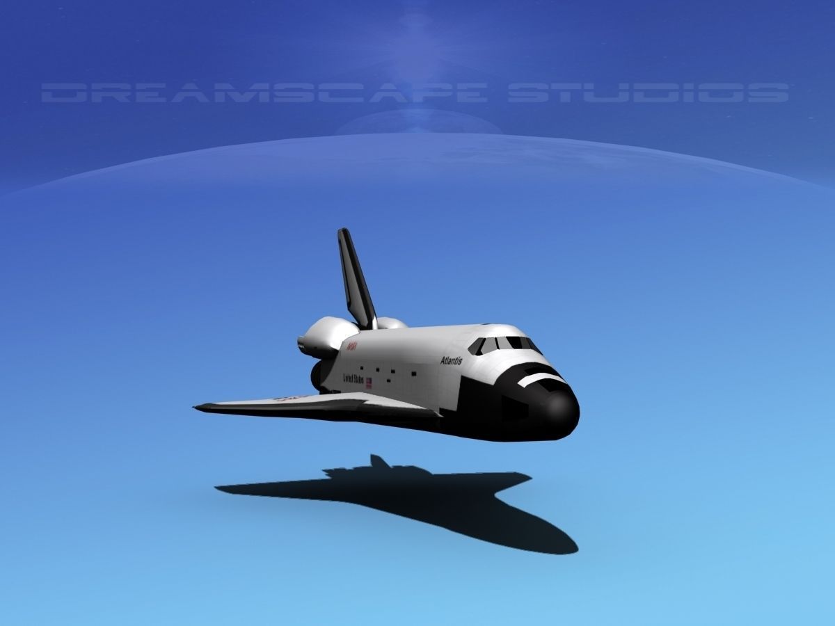 STS Shuttle Atlantis Basic LP 1-1 3D model_3