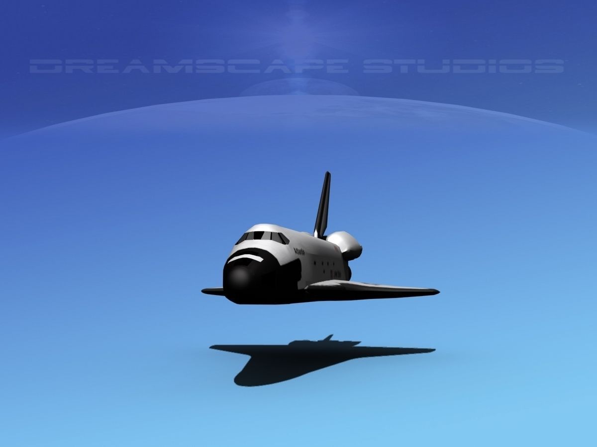 STS Shuttle Atlantis Basic LP 1-1 3D model_2
