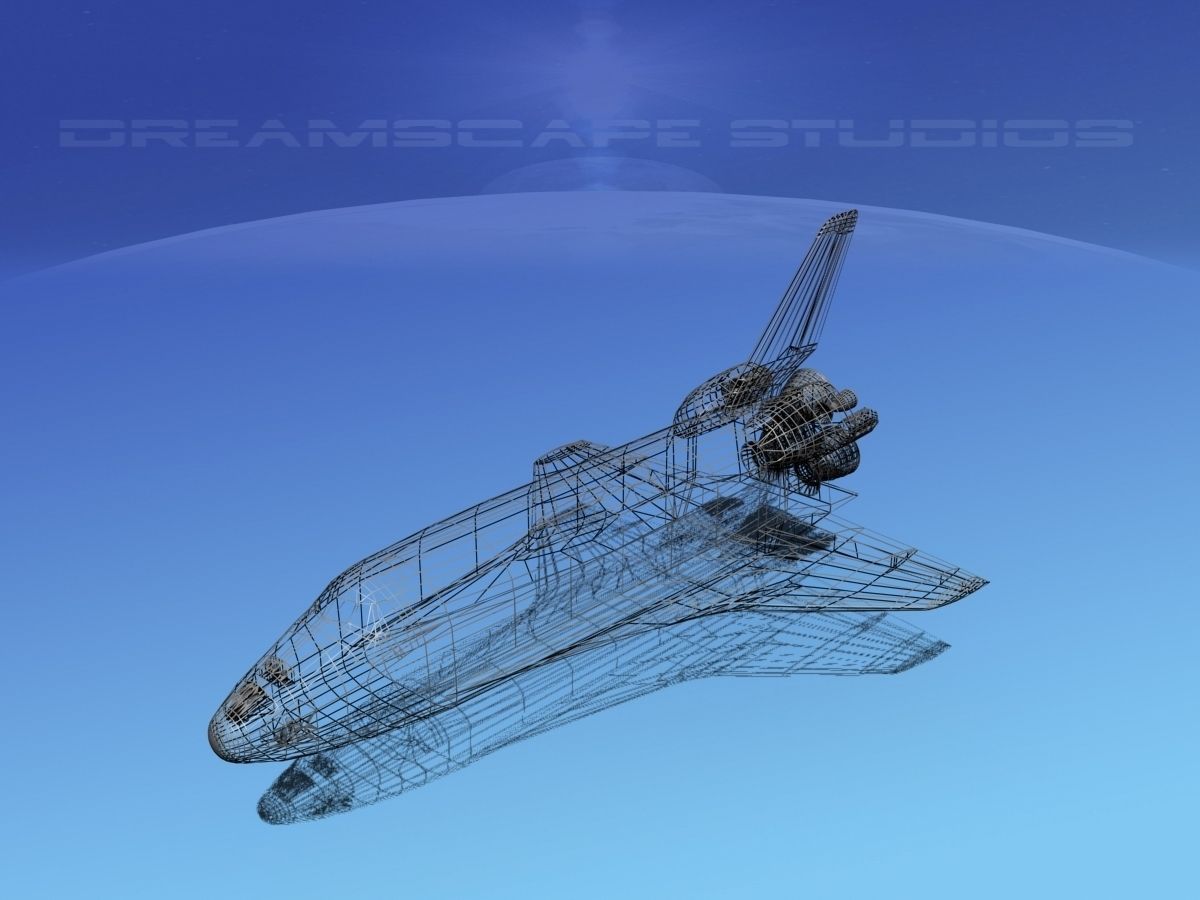 STS Shuttle Atlantis Basic LP 1-1 3D model_15