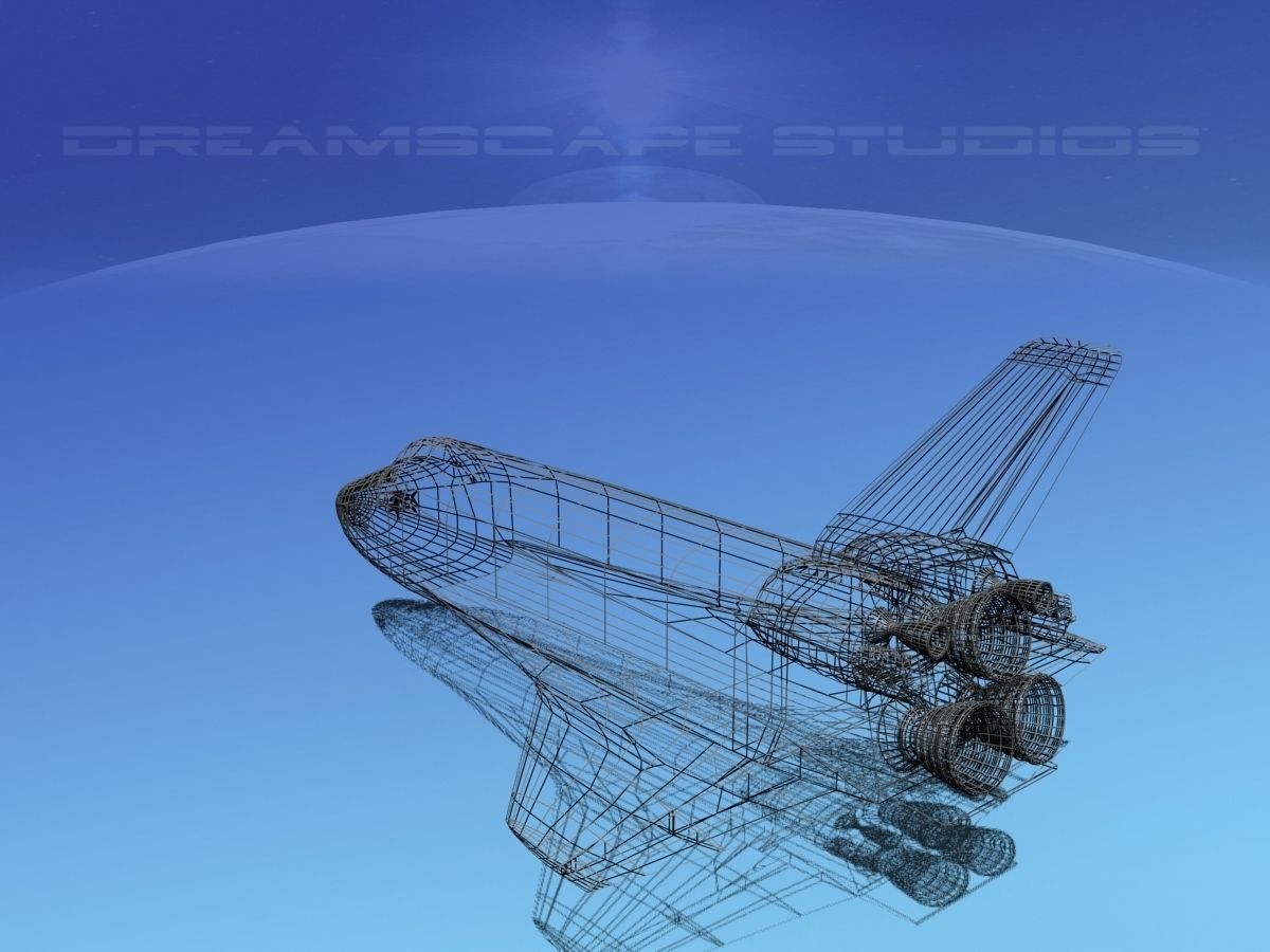 STS Shuttle Atlantis Basic LP 1-1 3D model_14
