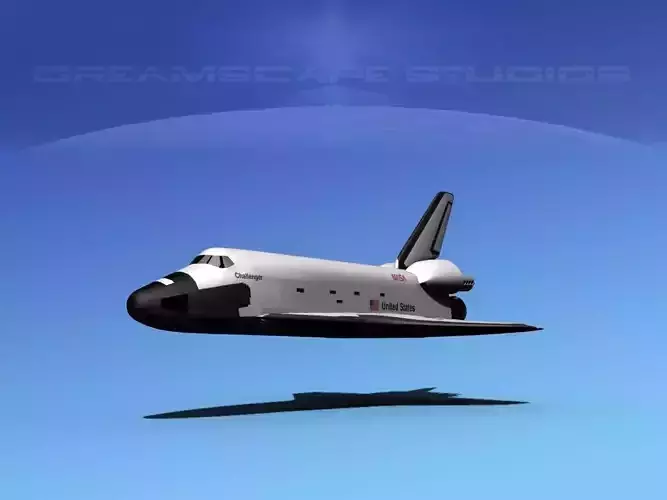 Space Shuttle Challenger Basic LP 1-1 3D model