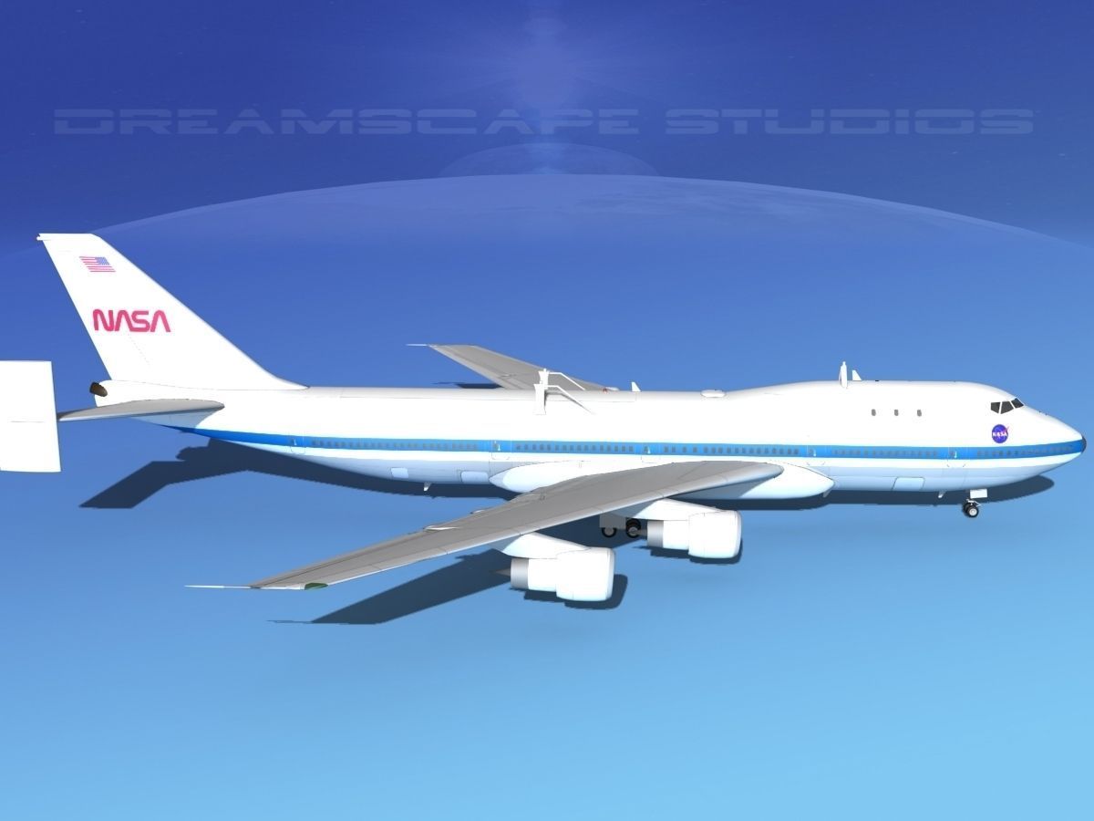 Space Shuttle Challenger Transport LP 1-2 747 3D model_15