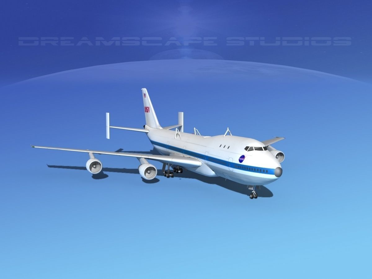 Space Shuttle Challenger Transport LP 1-2 747 3D model_12