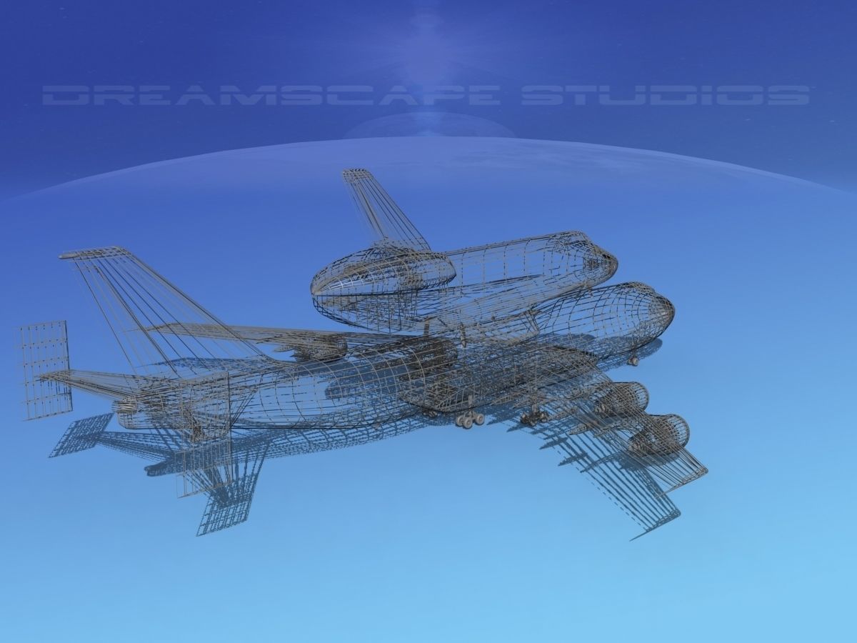 Space Shuttle Challenger Transport LP 1-2 747 3D model_24
