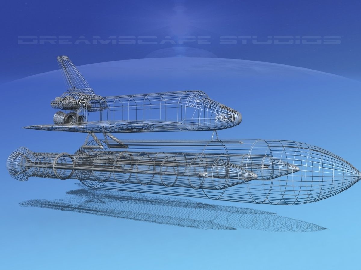 Space Shuttle Challenger  Launch LP 1-4 3D model_12