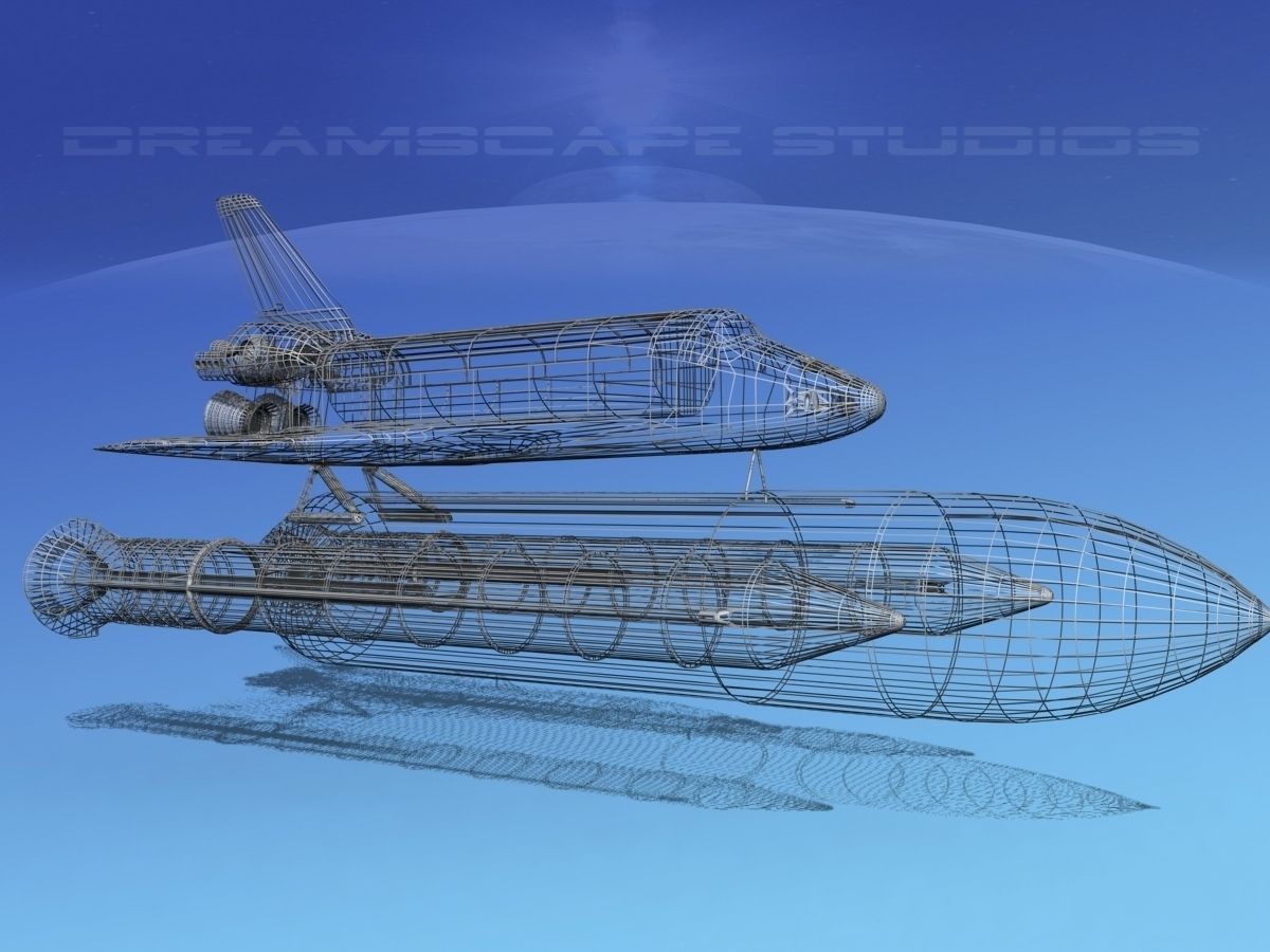 Space Shuttle Challenger Launch MP 2-1  3D model_12