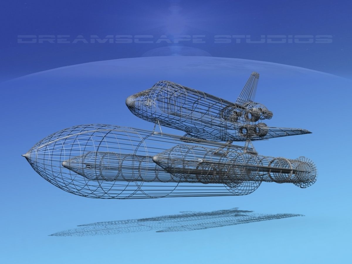 Space Shuttle Challenger Launch MP 2-1  3D model_15