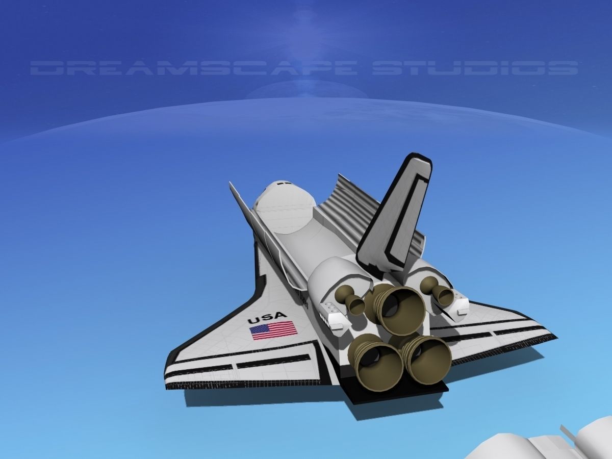 Space Shuttle Challenger Landing MP 2-3 3D model_7