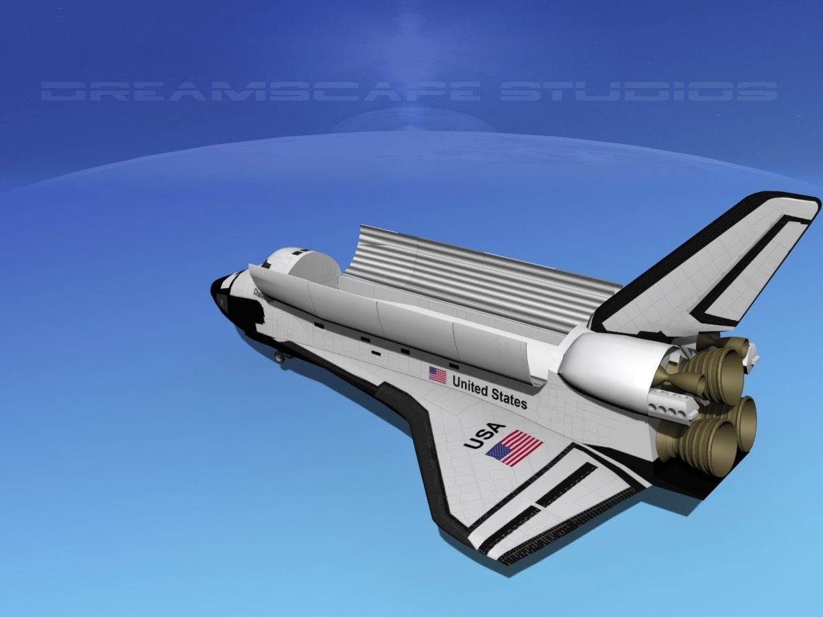 Space Shuttle Challenger Landing MP 2-3 3D model_8