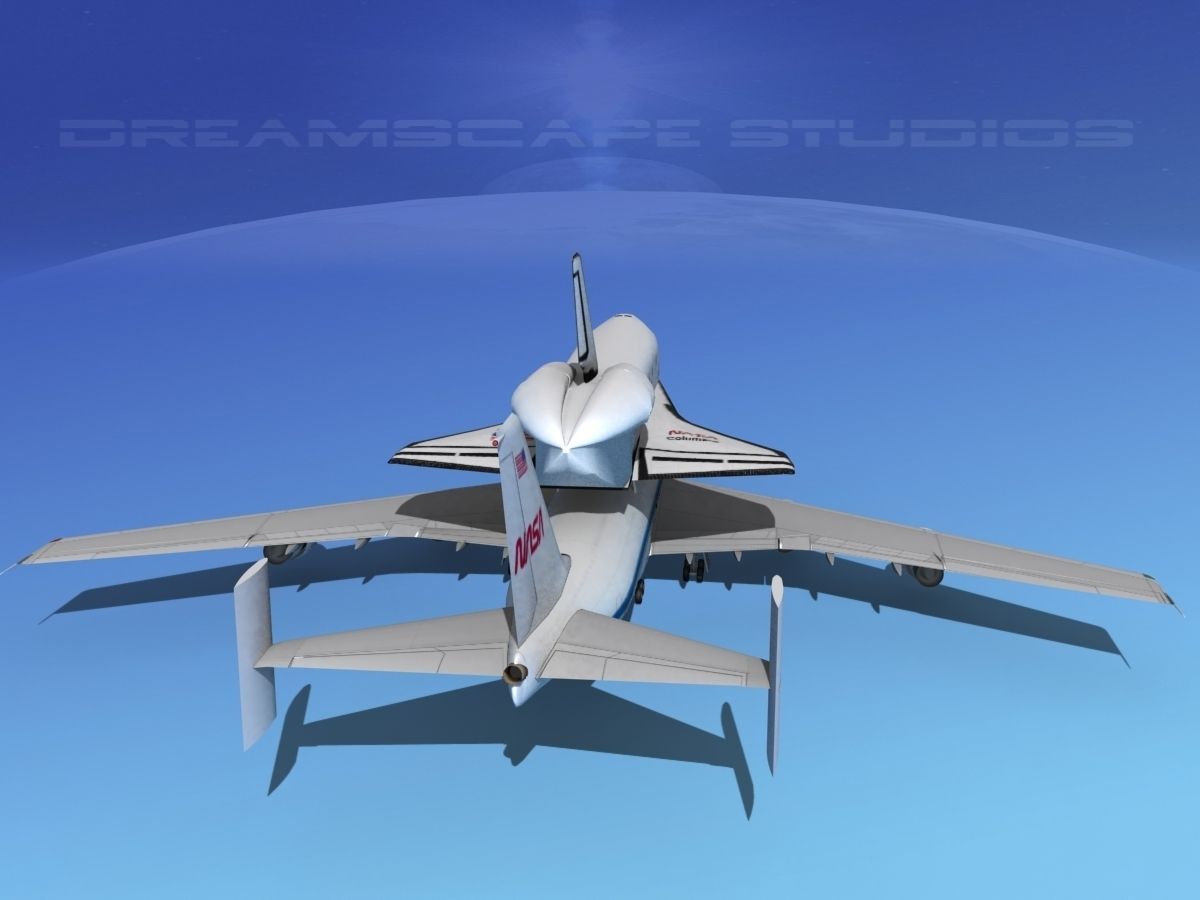 STS Shuttle Columbia LP 1-2 747 3D model_7