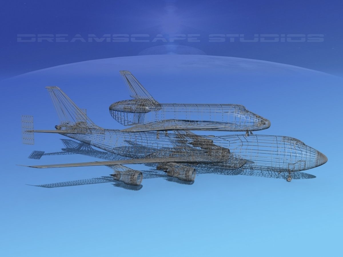 STS Shuttle Columbia LP 1-2 747 3D model_14
