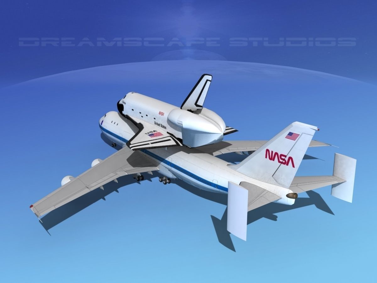 STS Shuttle Columbia LP 1-2 747 3D model_8