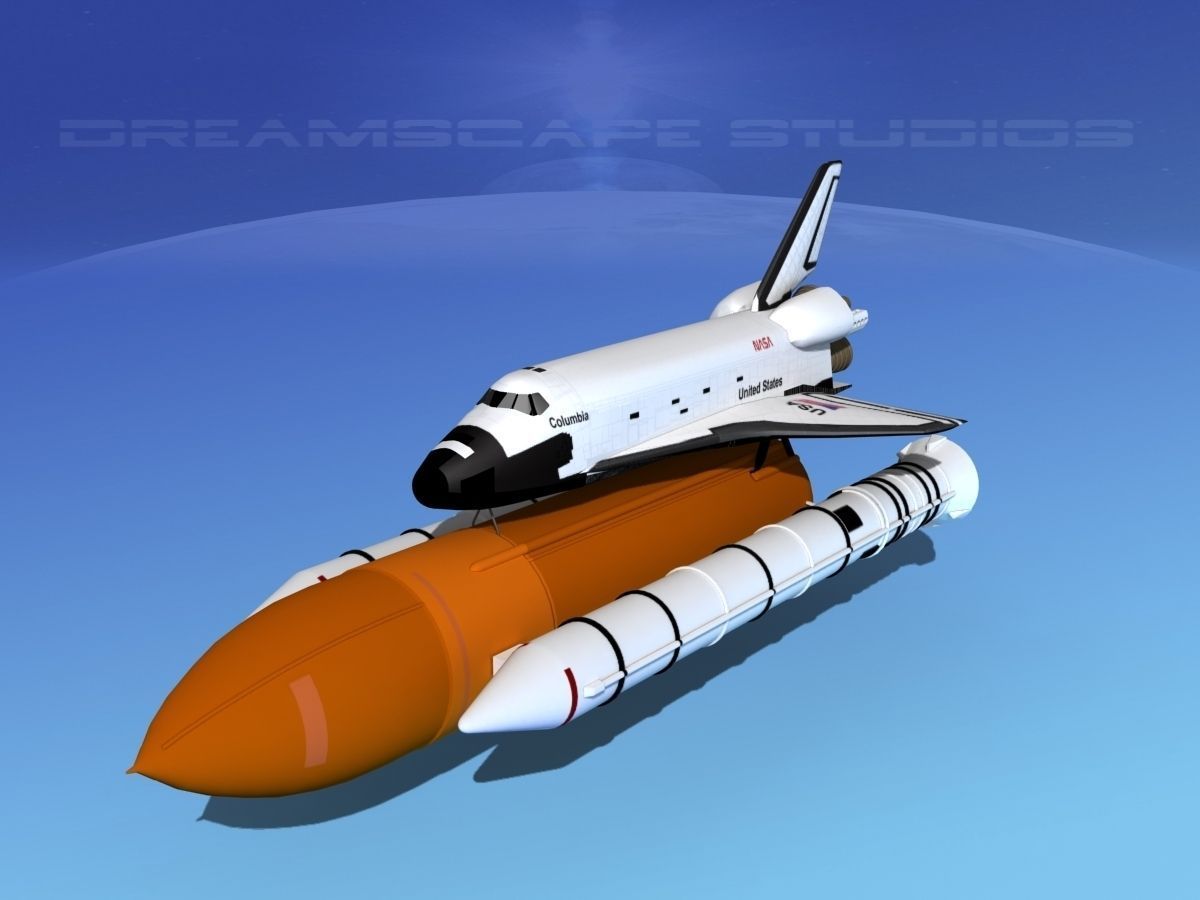 STS Shuttle Columbia Launch LP 1-4 3D model_10