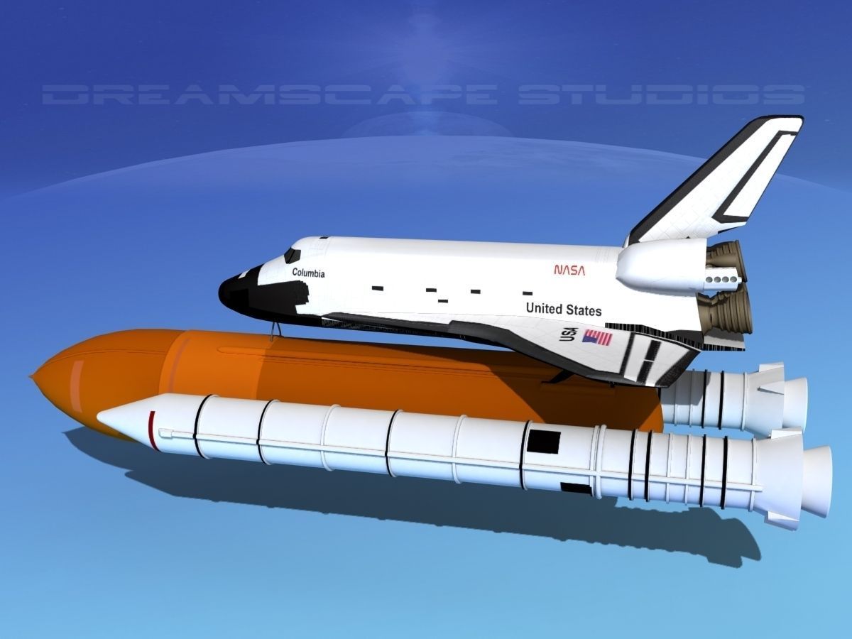 STS Shuttle Columbia Launch LP 1-4 3D model_8