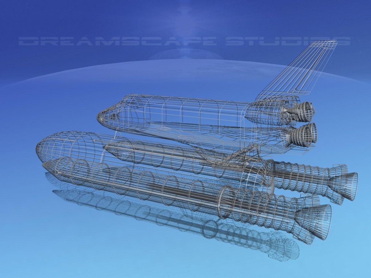 STS Shuttle Columbia Launch LP 1-4 3D model_13