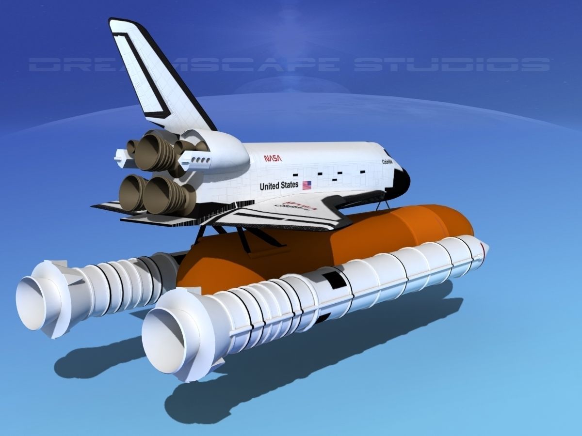STS Shuttle Columbia Launch LP 1-4 3D model_5