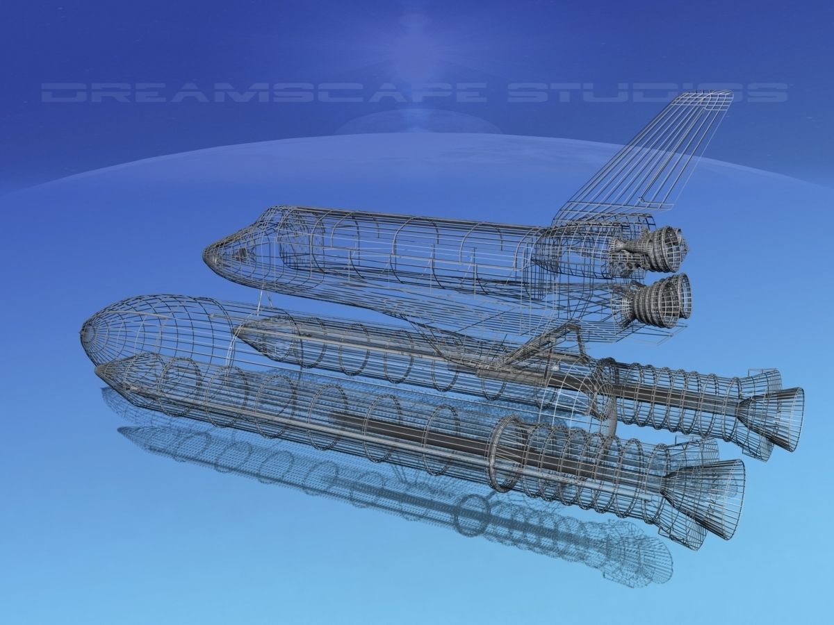 STS Shuttle Columbia Launch MP 2-1  3D model_13