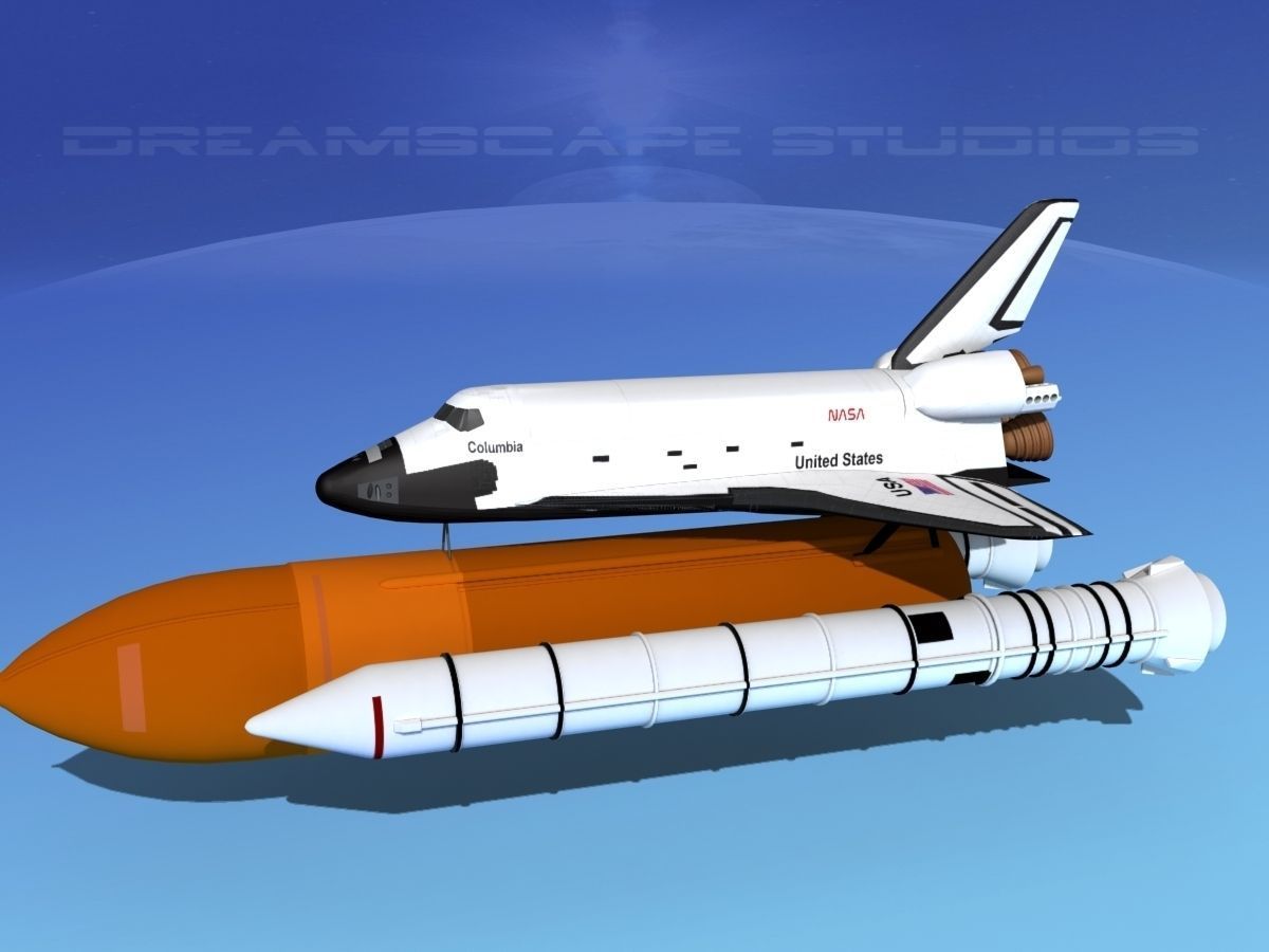 STS Shuttle Columbia Launch MP 2-1  3D model_9