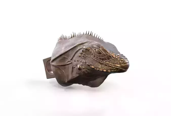 Reptile head 3D print model